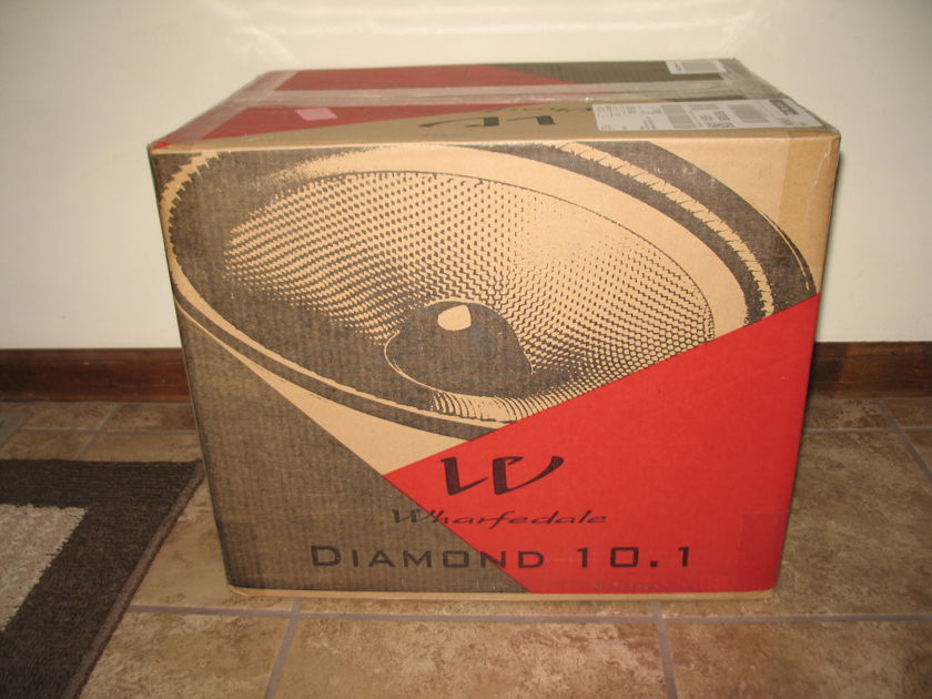 New Wharfedale Diamond 10.1 in Blackwood finish - shipping to within continental US included