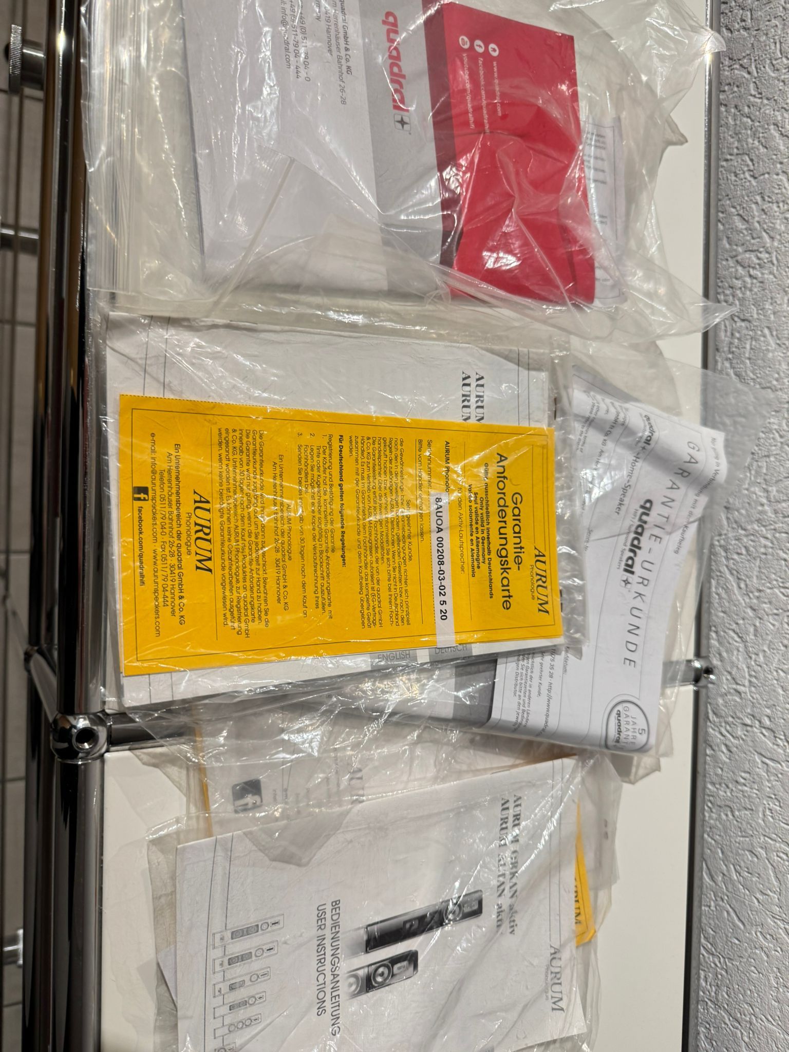 Quadral Aurum Orkan active speakers in black 10