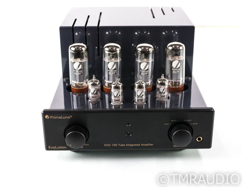 PrimaLuna EVO 100 Stereo Tube Integrated Amplifier; EvoLution; MM Phono; Remote (25397)