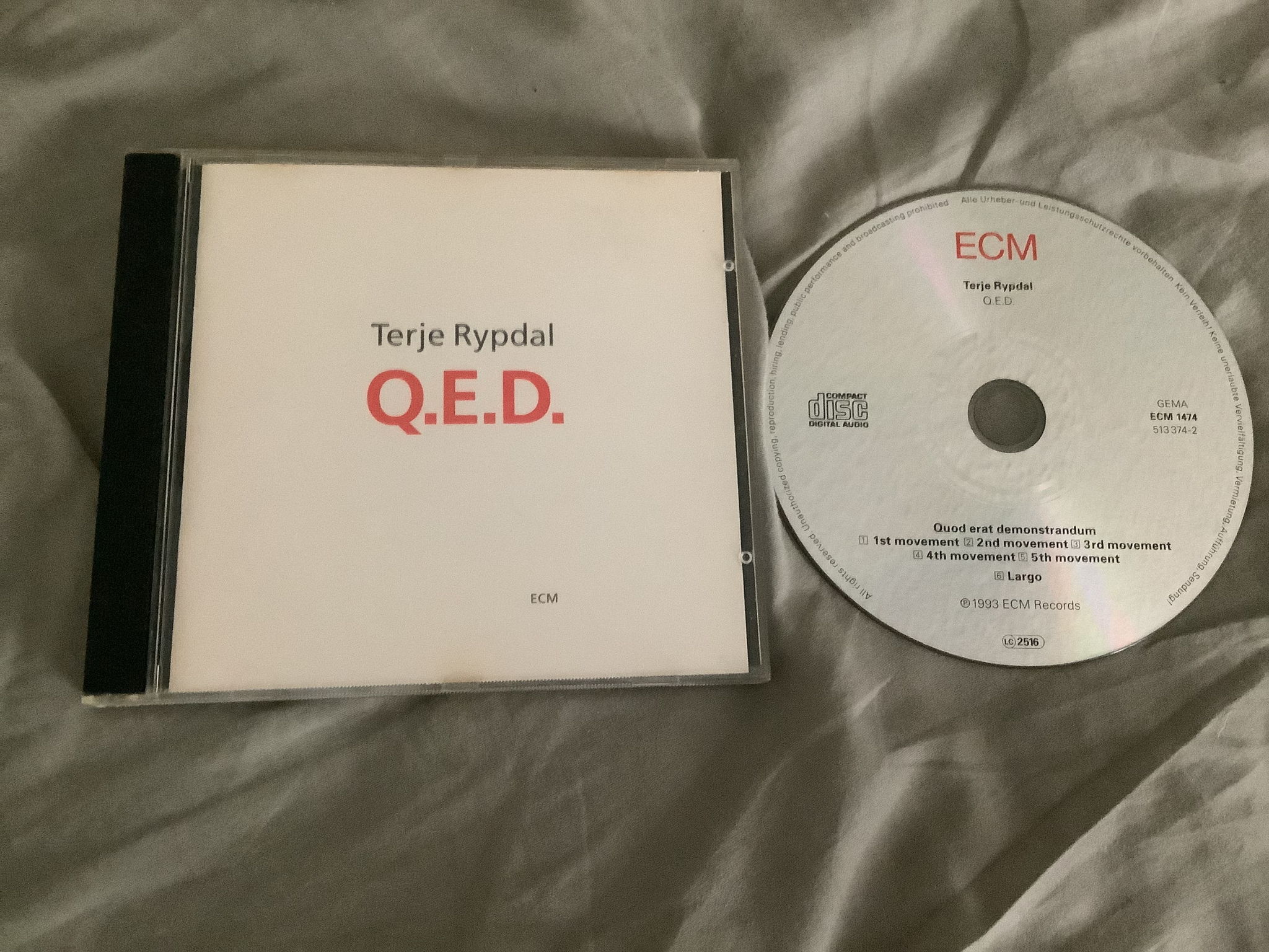 Terje Rypdal ECM Records CD Q.E.D.