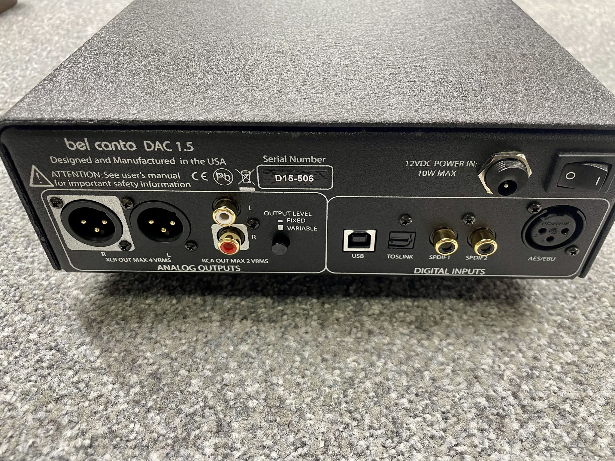 Bel Canto Design DAC 1.5 2