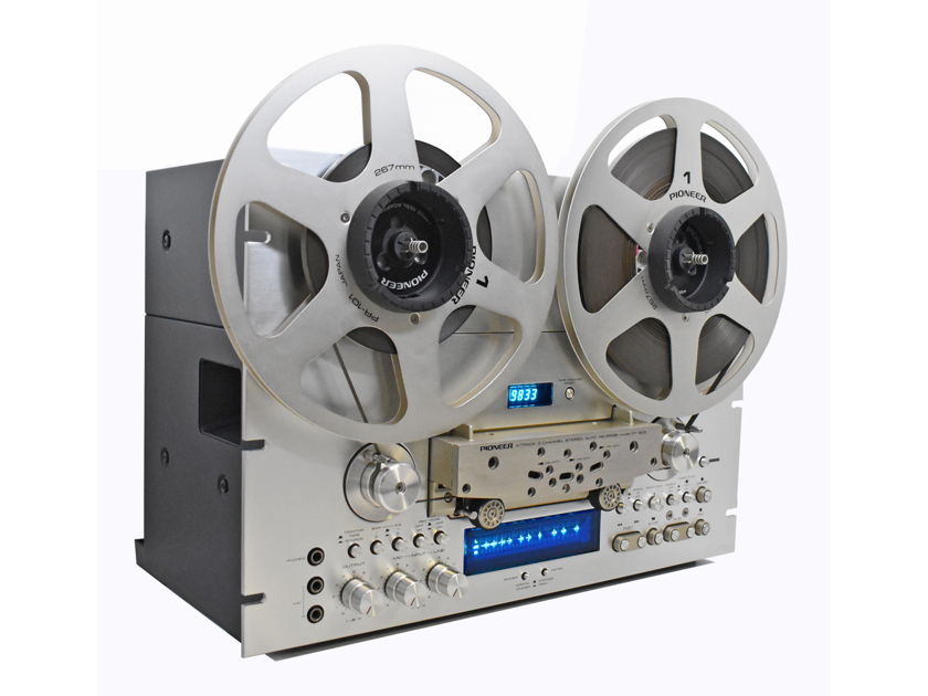Pioneer RT 909 Direct Drive Reel-To-Reel Tape Deck Player Recorder 120/220/240V w/ PR 101 Metal PP 220A Hub
