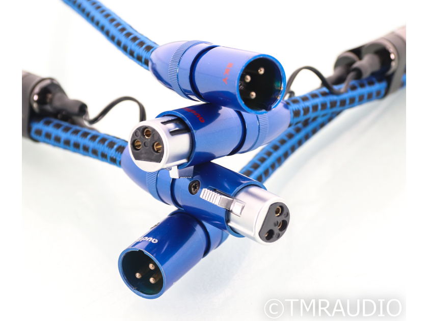 Audioquest Sky XLR Cables; 1m Pair Balanced Interconnects; 24v DBS (44880)