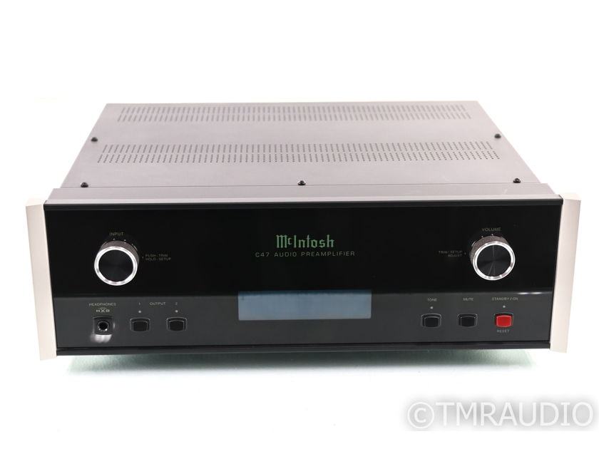 McIntosh C47 Stereo Preamplifier / DAC; C-47; Remote; MM / MC Phono (29195)