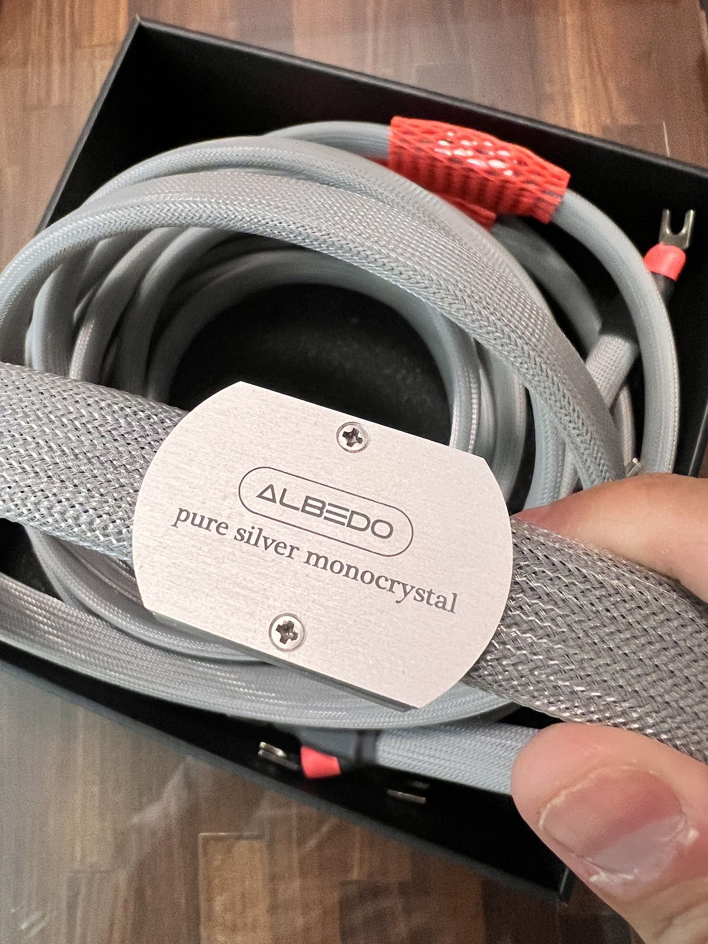 Albedo Monolith Reference Speaker Cables 2.5m spades Mo... 3