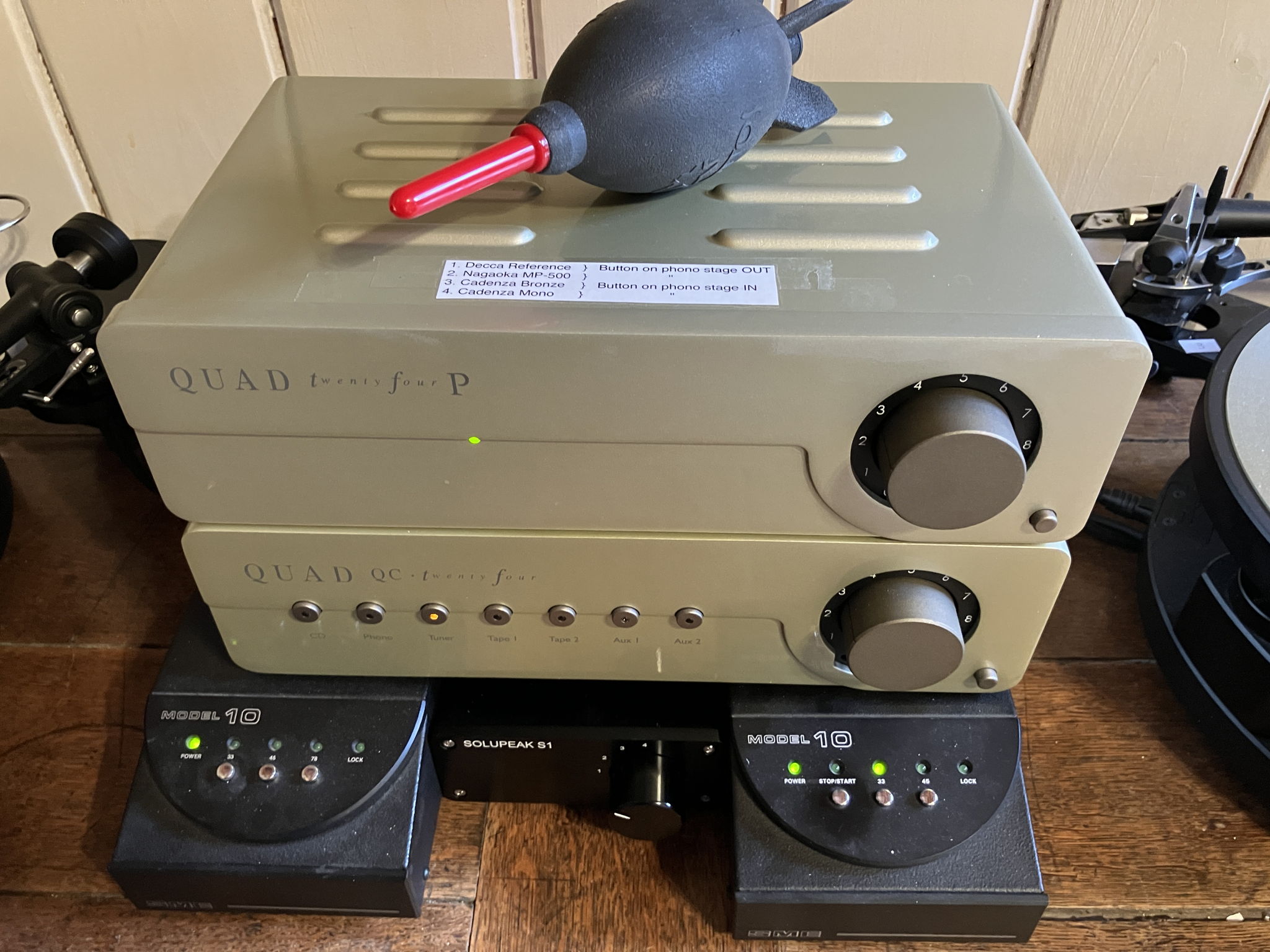 Phono stage and pre-amp