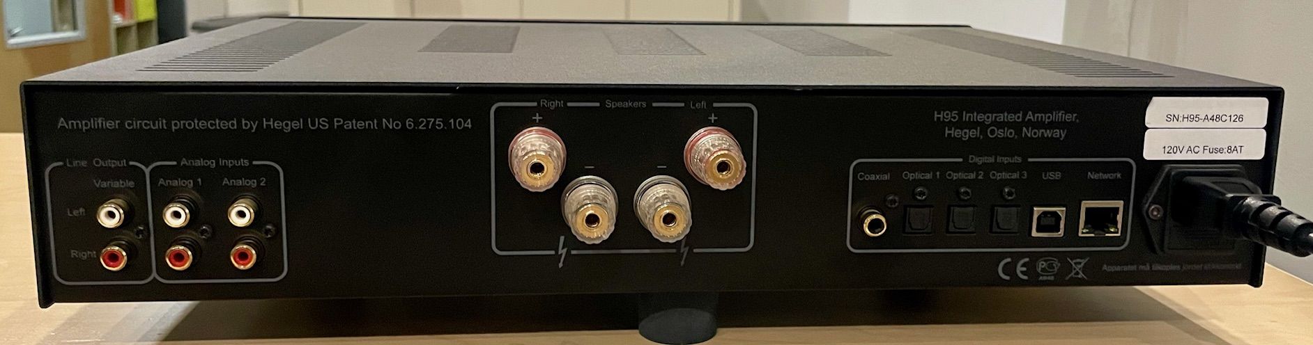 *USED* Hegel H95 Integrated Amplifier - Black 4