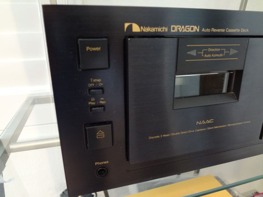 NAKAMICHI DRAGON Audiophile Cassette deck, Willy Hermann Overhauled, Near Mint