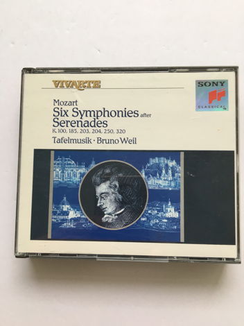 Mozart Bruno Weil  Six symphonies after Serenades Tafel...