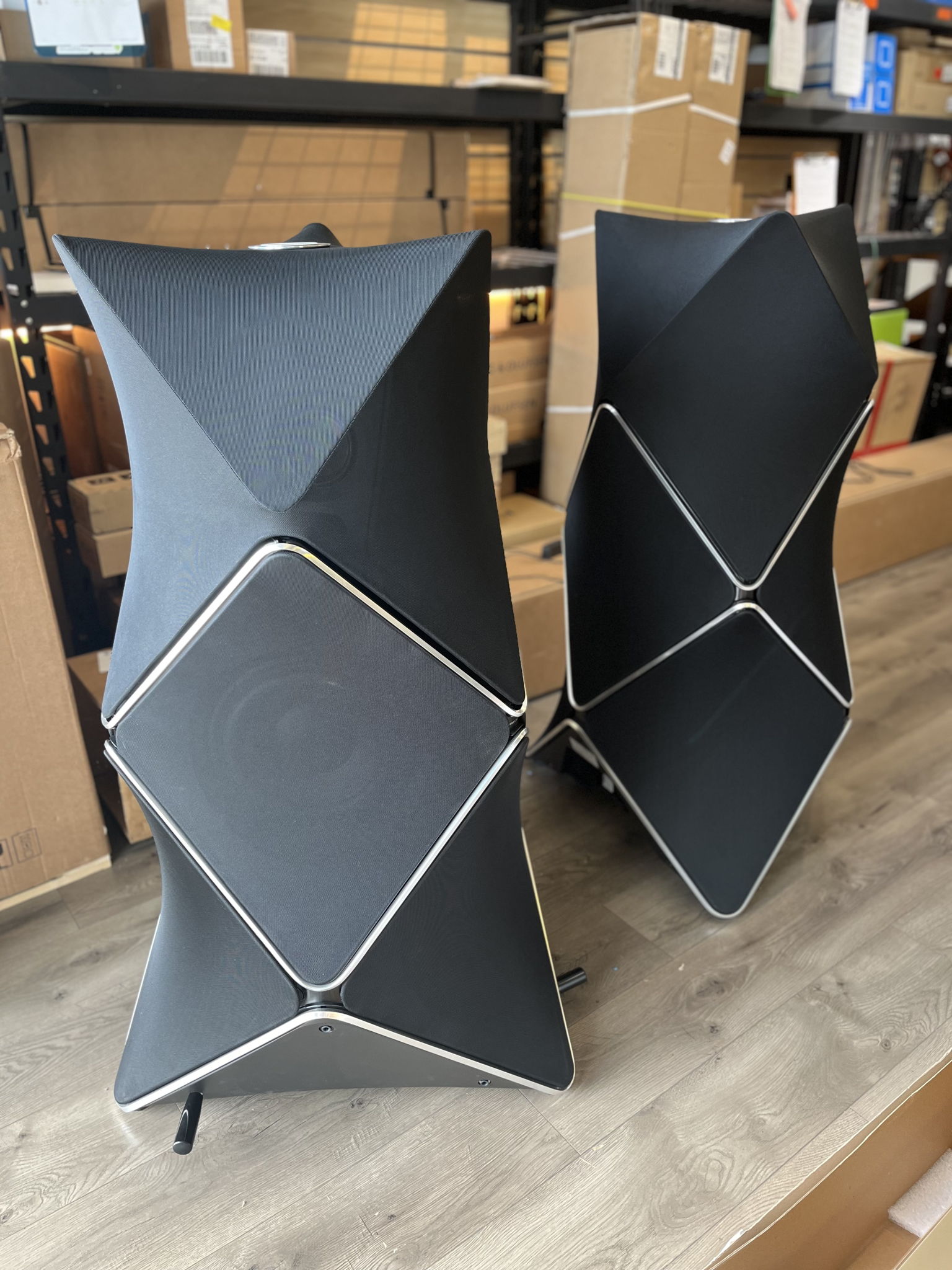 Bang & Olufsen Beolab 90 - Black/Silver - Oak Covers 5