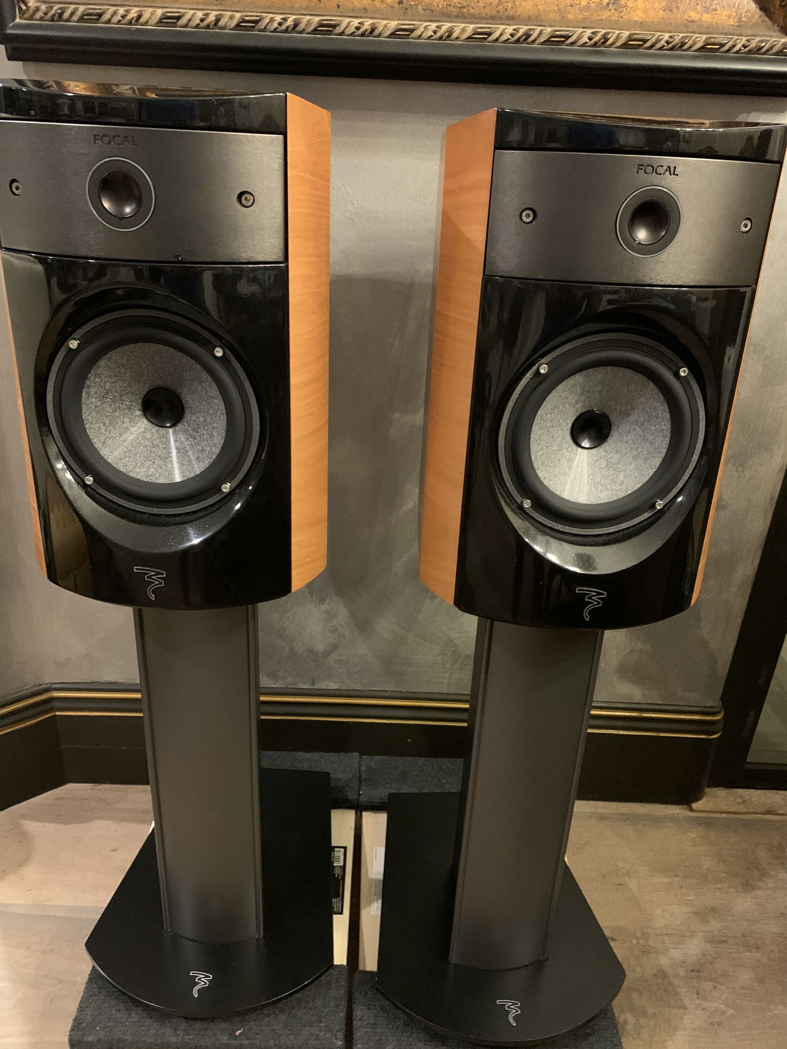 Focal Electra 1007s  and matching stands