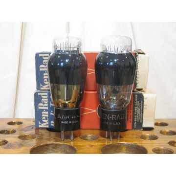 Ken-Rad 2A3 MR electronic tubes Matching pair