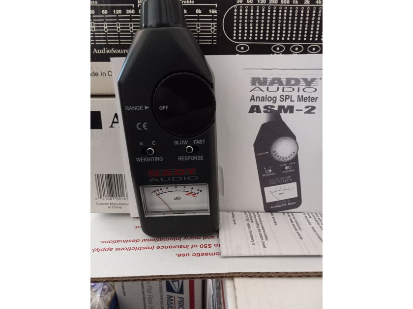 NADY AUDIO model ASM-2 Analog SPL (Profesional Sound Pressure Level Meter) - PLEASE MAKE A REASONABLE WIN/WIN OFFER  - BRAND NEW FLAWLESS PERFECTION  Revised Price Reduction Offer $355.00