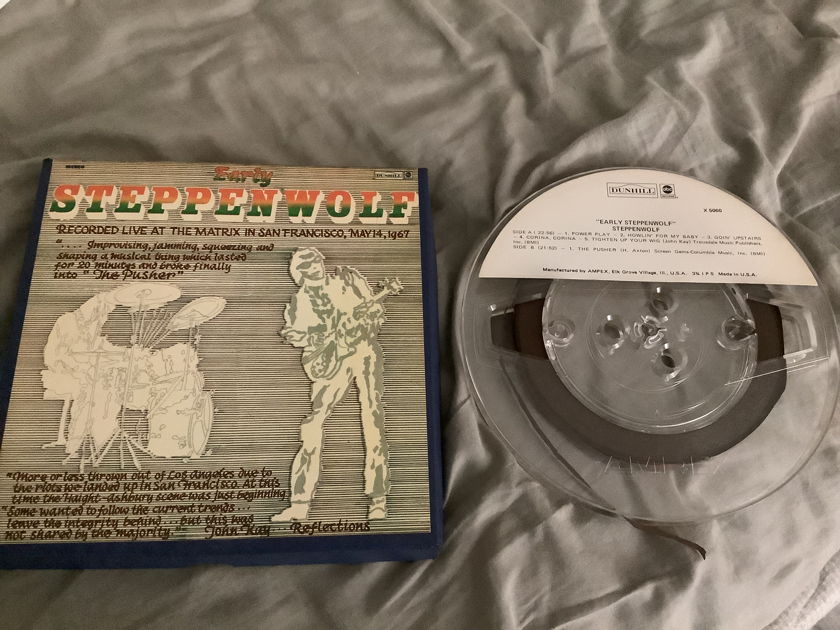 Steppenwolf Pre Recorded Reel To Reel  Early Steppenwolf