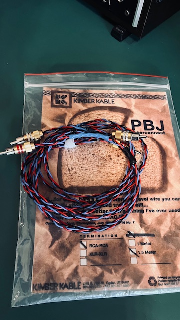 KIMBER キンバー PBJ 1m Used Kimber Kable PBJ Interconnects for Sale | HifiShark.com