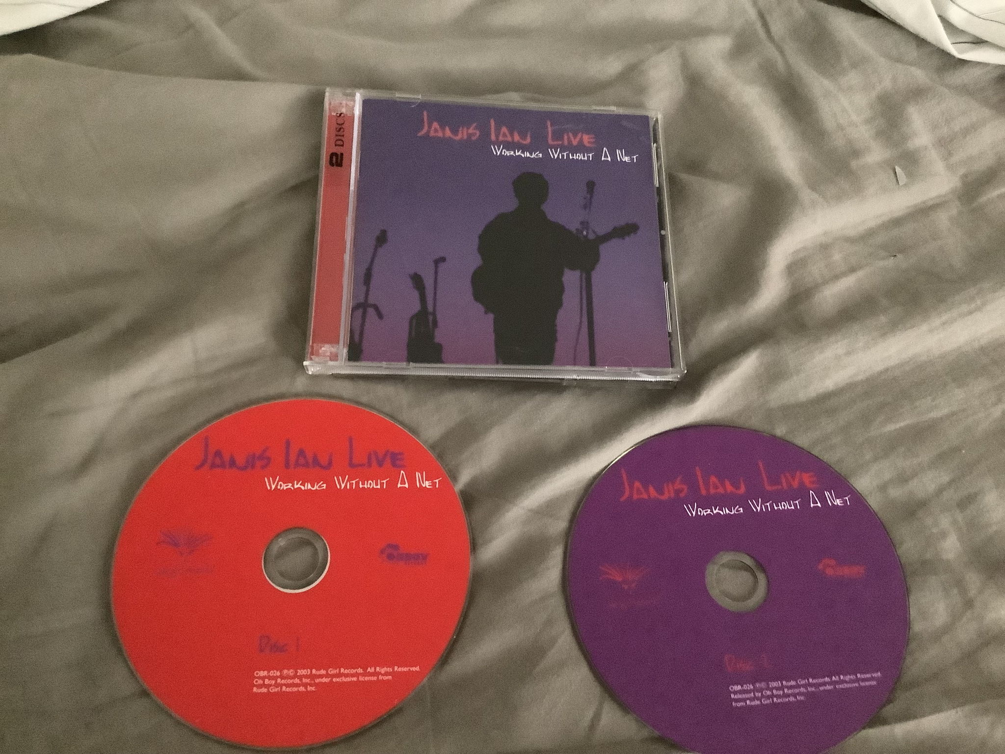 Janis Ian 2CD Set Live Working Without A Net