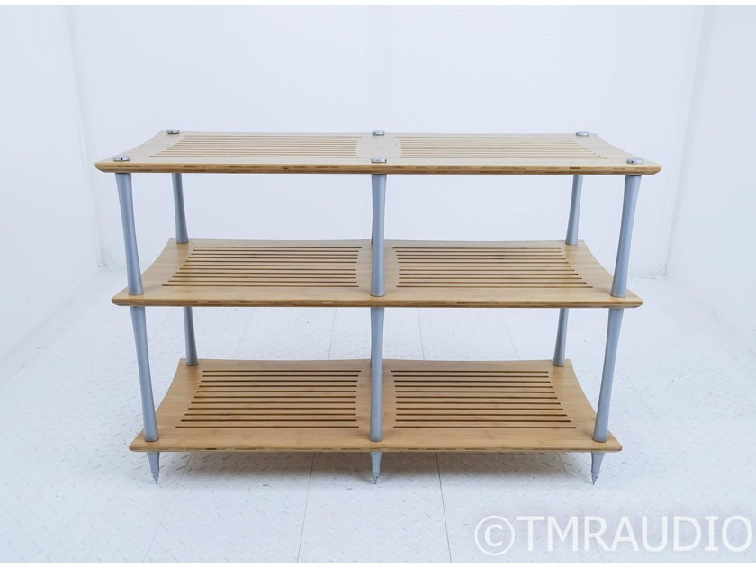 Quadraspire SV2T Component Rack / 3-Shelf Stand; Sunoko-Vent; Bamboo; 29" (17602)