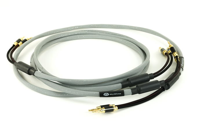WyWires Silver Series Speaker Cable - 8ft - Banana / Sp...