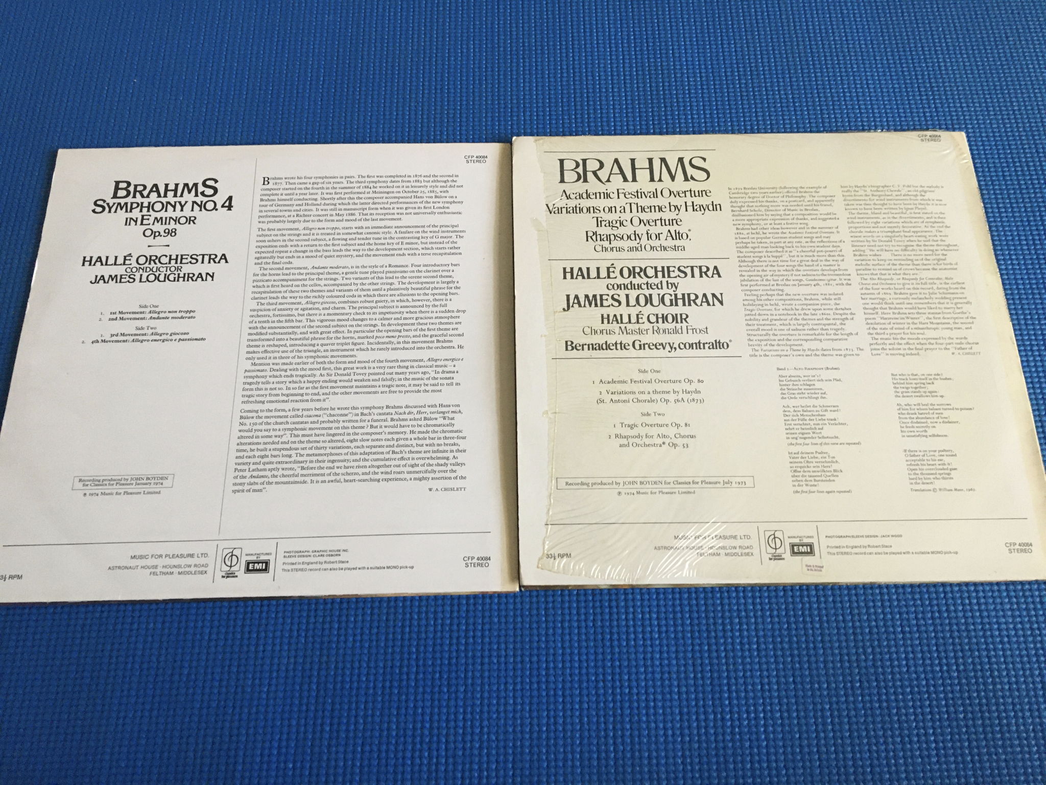 Brahms Halle orchestra James Loughran  Lot of 5 Lp reco... 7