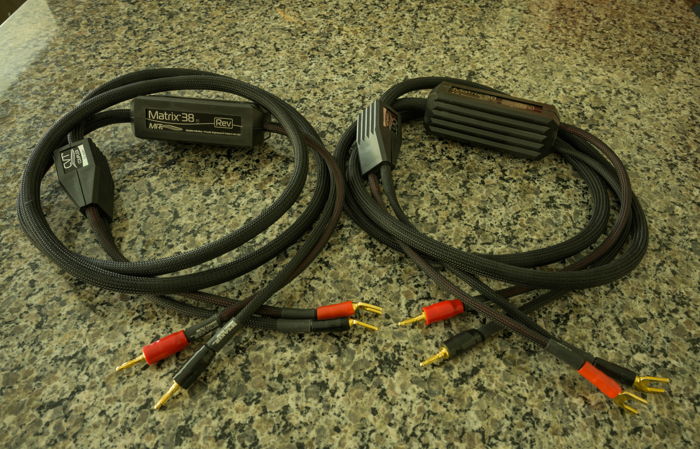 MIT Cables MATRIX 38 REV SPEAKER CABLE, 8 FT PR, RARE T...