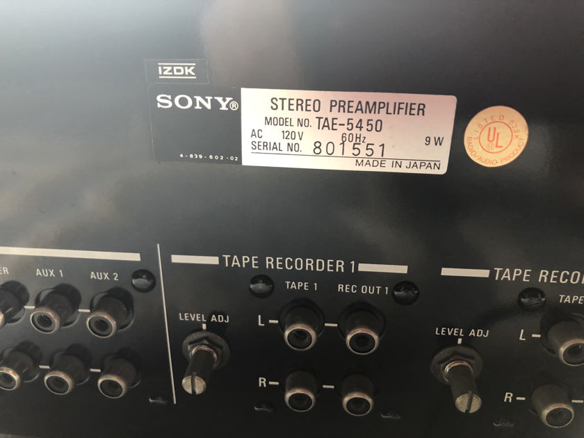 Sony TAE 5450 Vintage For Sale | Audiogon