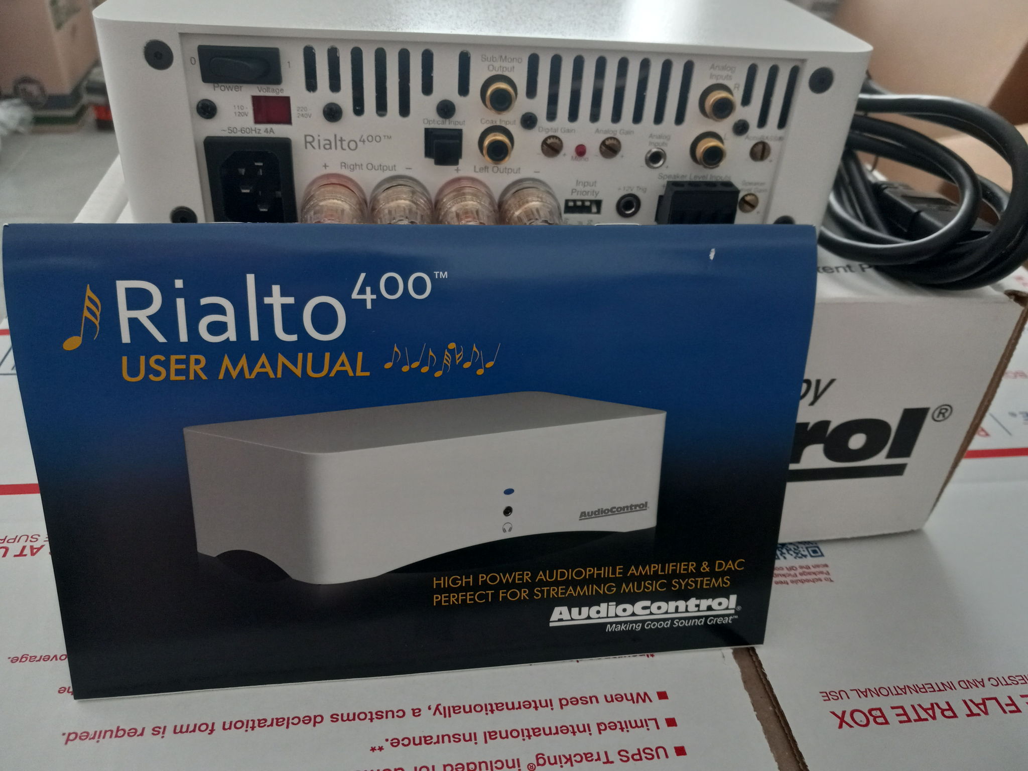 Audio Control RIALTO 400 compact integrated high power ... 7