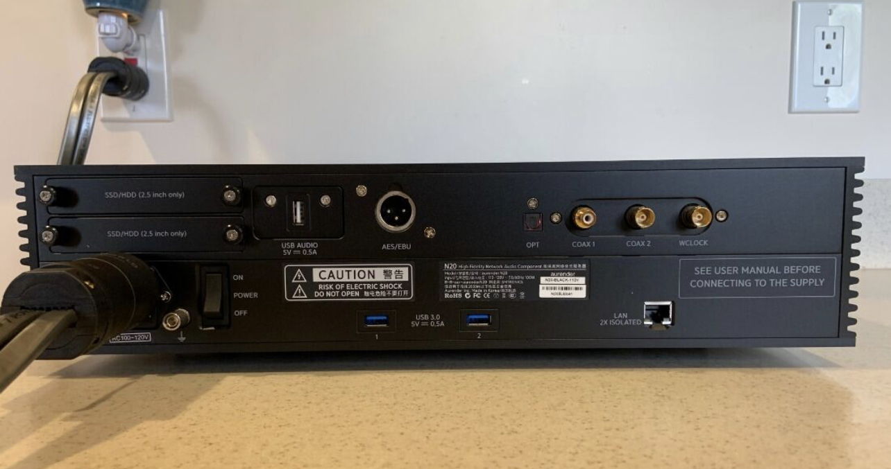 Aurender N20 Black 2
