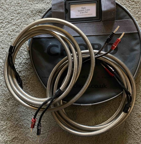 The Chord Company Epic Speaker Cables (2.5m pair)