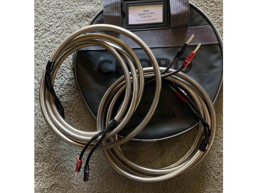 The Chord Company Epic Speaker Cables (2.5m pair)