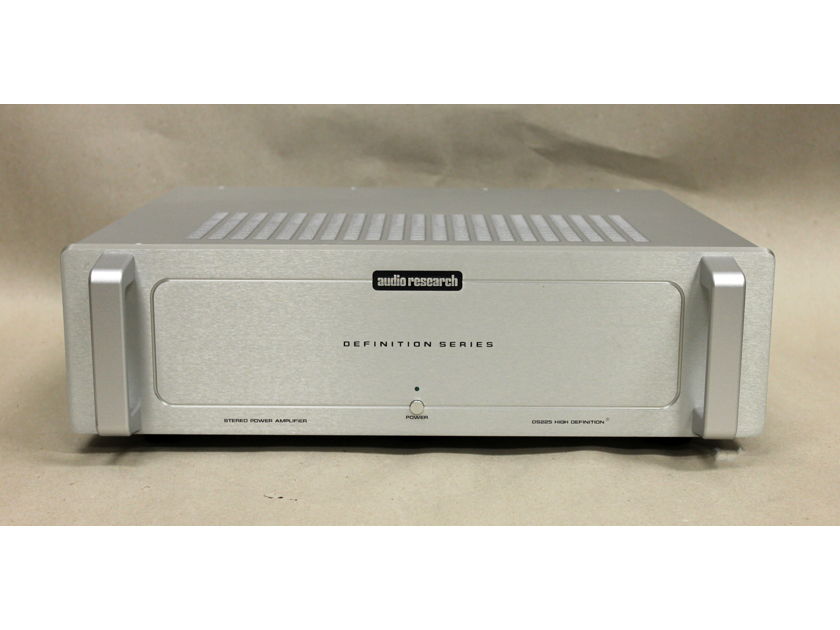 Audio Research DS225 Stereo Amplifier in Silver Finisher Finish