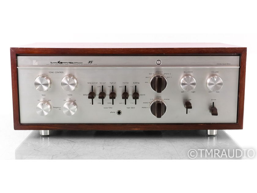 Luxman CL35 Mk-III Vintage Stereo Tube Preamplifier; CL-35 MKIII (Serviced) (37408)