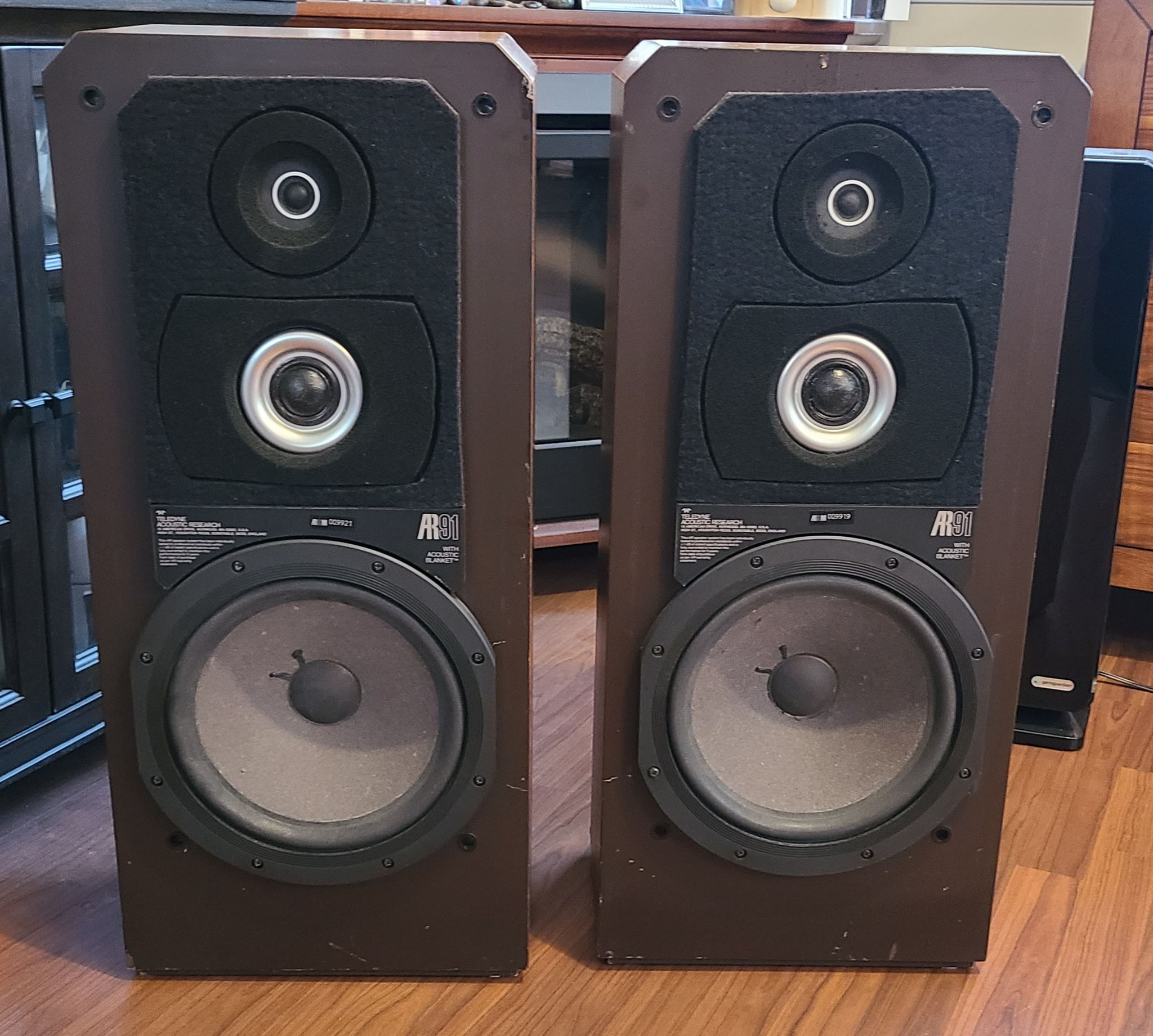 Acoustic Research AR-91 Stereo Loudspeakers