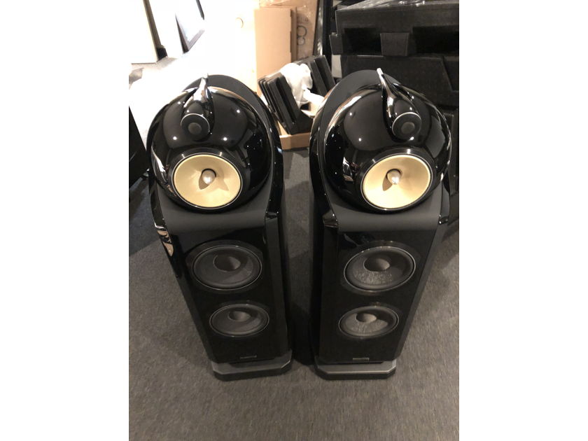 B&W (Bowers & Wilkins) 802D2 Piano black all box and papers