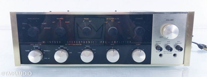 McIntosh C20 Vintage Stereo Tube Preamplifier MM Phono ...