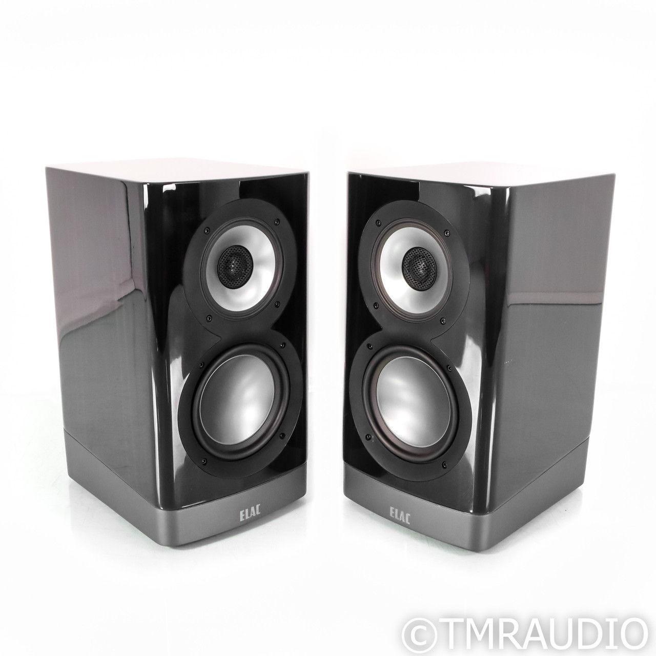 ELAC Navis Powered Bookshelf Speakers; Gloss Ebony E (6...