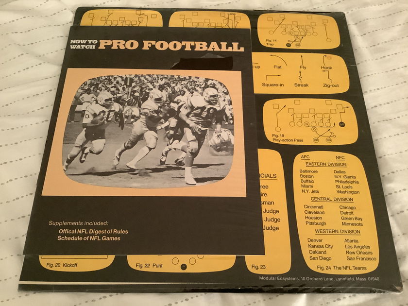 Curt Gowdy NFL Sealed Lp  Curt Gowdy Tells You How To Watch Pro Football