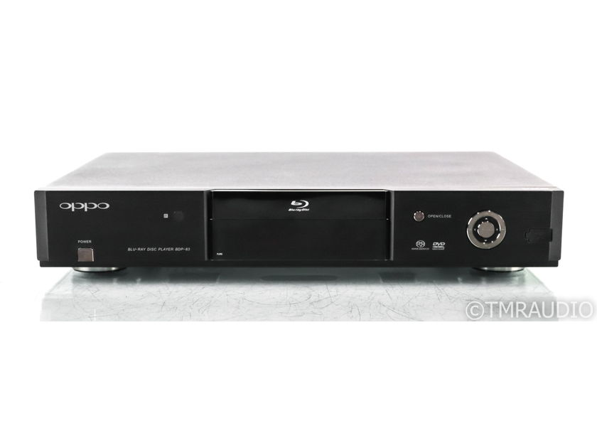 Oppo BDP-83 Universal Blu-Ray Player; BDP83; Black (36616)