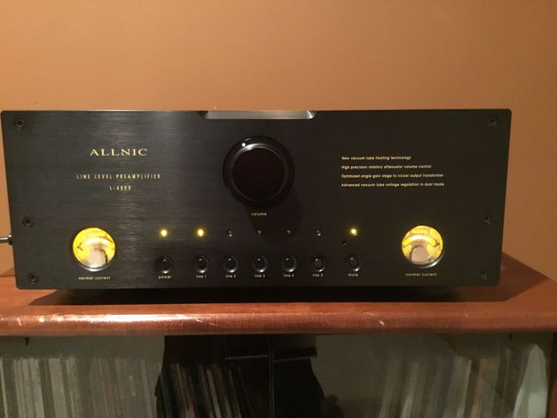 Allnic Audio L-4000 tube preamp - Mint Condition - 70% ...