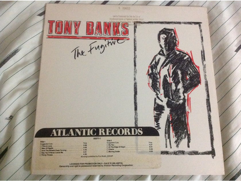 Tony Banks The Fugitive Genesis Promo LP Atlantic Records