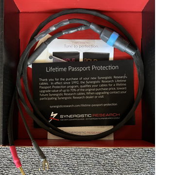 Foundation SX REL Spec Subwoffer interface cables (two ...