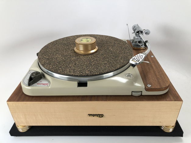 Thorens TD-124 with Thorens Plinth and Restored SME3009...