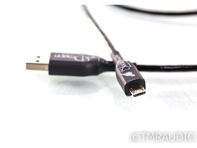 Moon Audio Black Dragon Micro USB Cable; Single 3ft Digital Interconnect (25701)