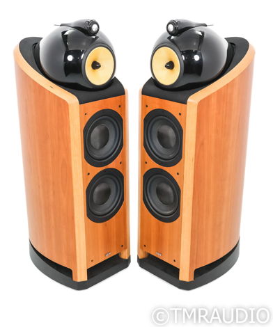 B&W Nautilus 802 Floorstanding Speakers; Cherry Pair (4...