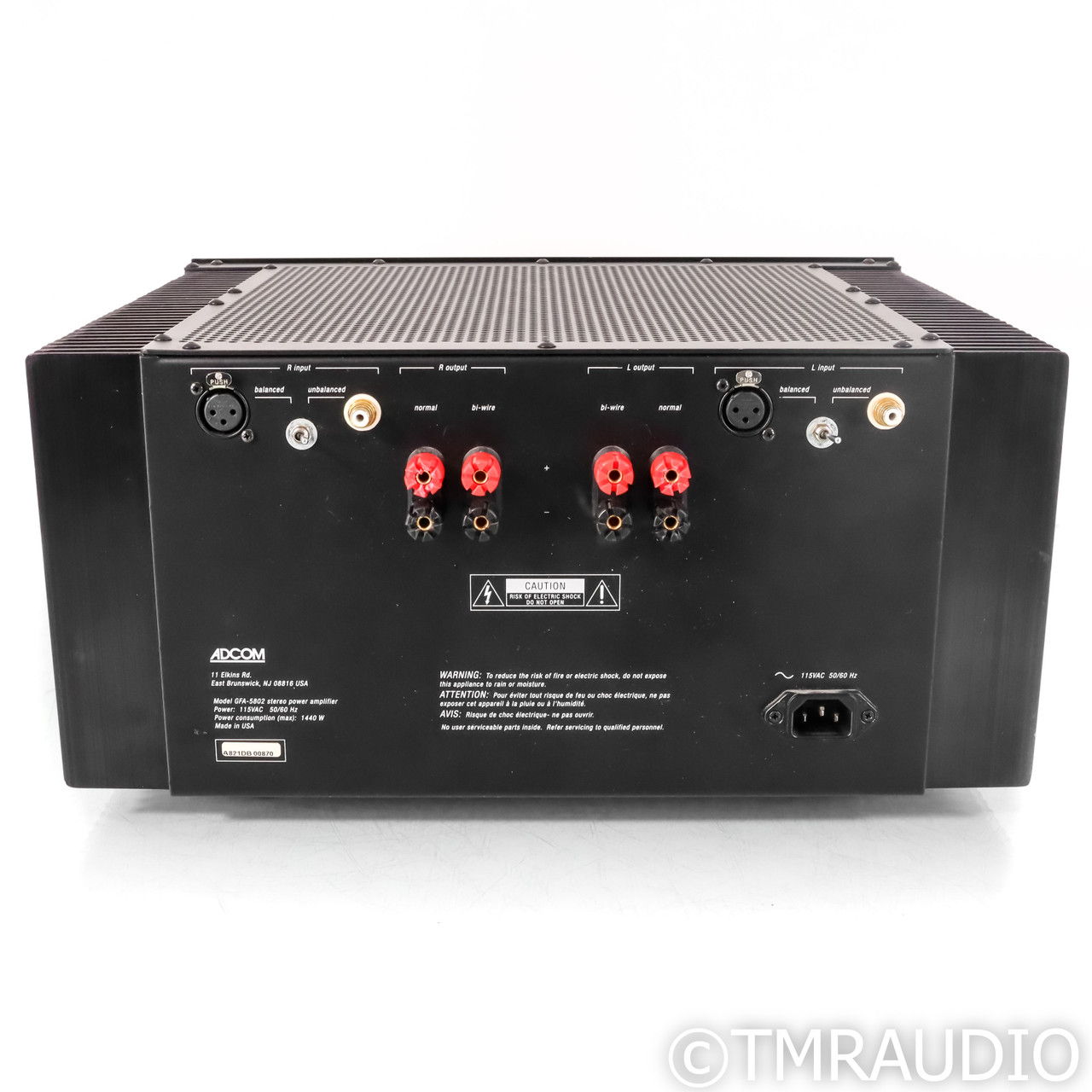 Adcom GFA-5802 Stereo Power Amplifier (69273) 5