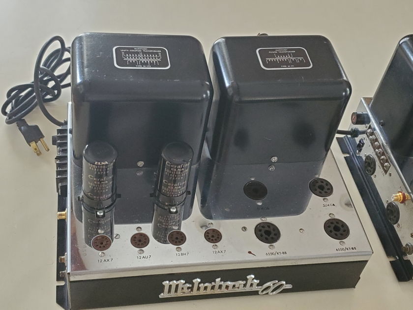 Pair of McIntosh MC-60 Audio Engineer Owned, Rebuilt, upgraded!