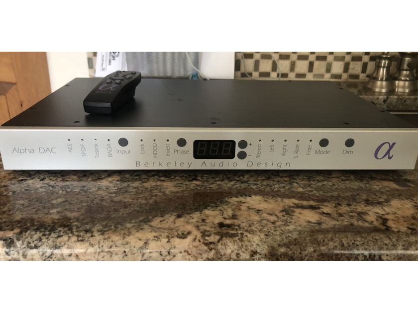 Berkeley Audio Design Alpha DAC V1 New Lower Price