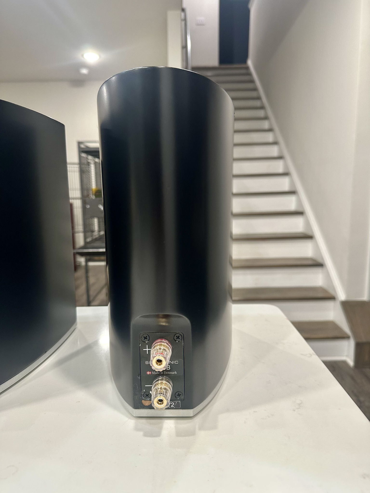 Scansonic  MB-1 bookshelf speakers with raidho stands 6