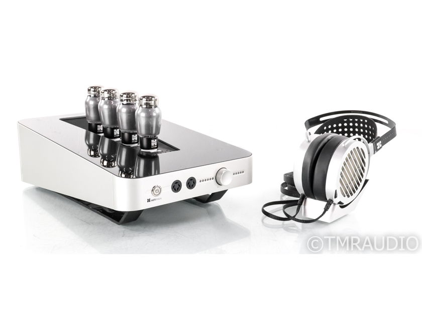 HiFiMan Shangri La Jr Electrostatic Headphones / Amplifier; Silver; Tube (41822)