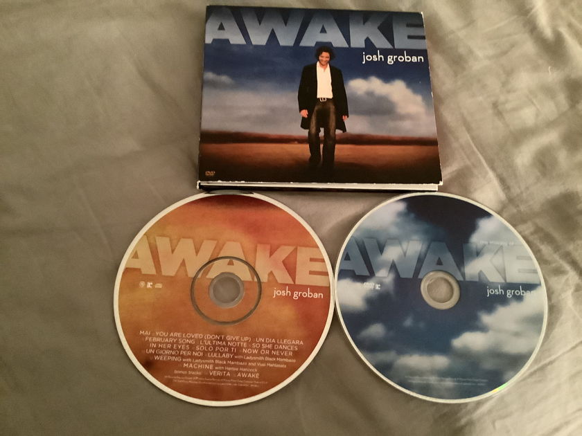 Josh Groban Reprise Records CD/DVD Set Awake