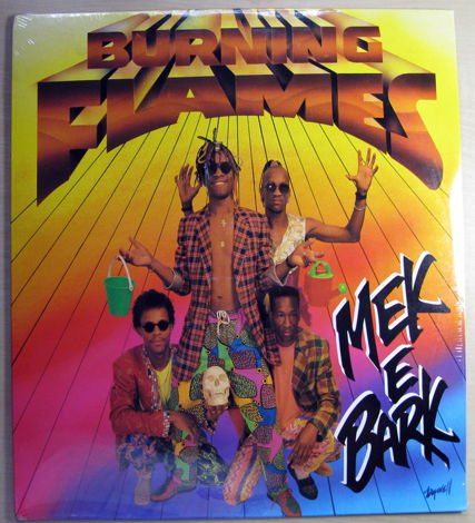 Burning Flames - Mek "E" Bark  SEALED Vinyl LP Antigua ...